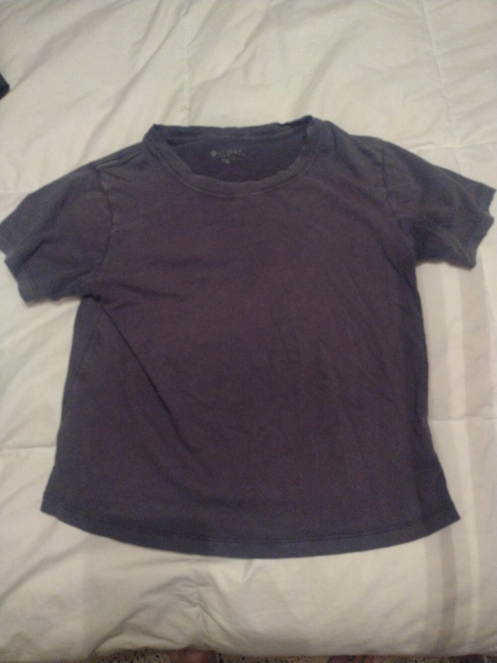 Athleta XXS Black Cropped T-Shirt Top